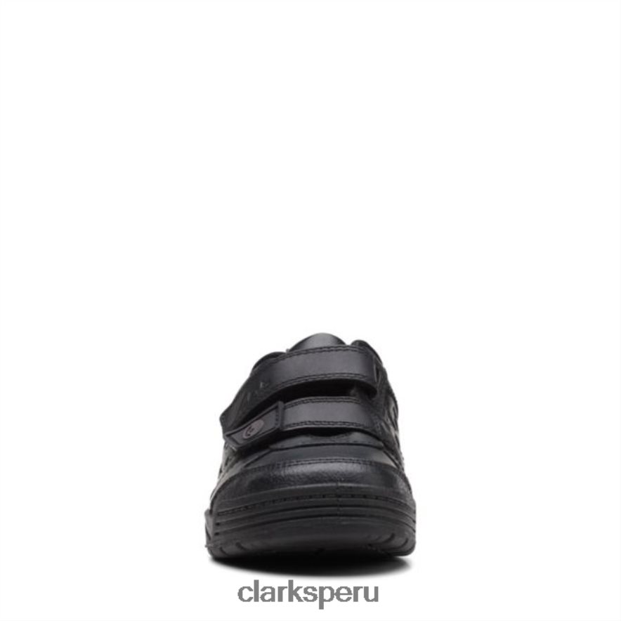 cuero negro palmer mist kid clarks de cuero negro niños Clarks 40N4LX5964 cuero negro