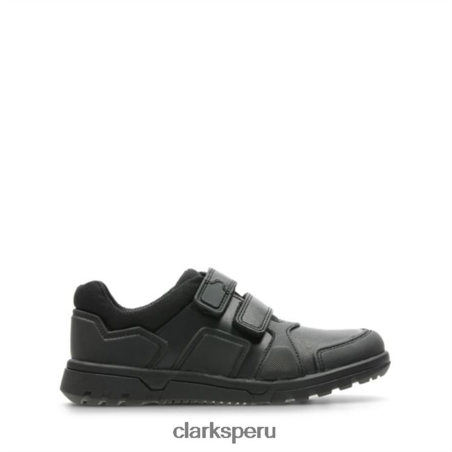 blake street cuero negro clarks cuero negro niños Clarks 40N4LX5903 cuero negro