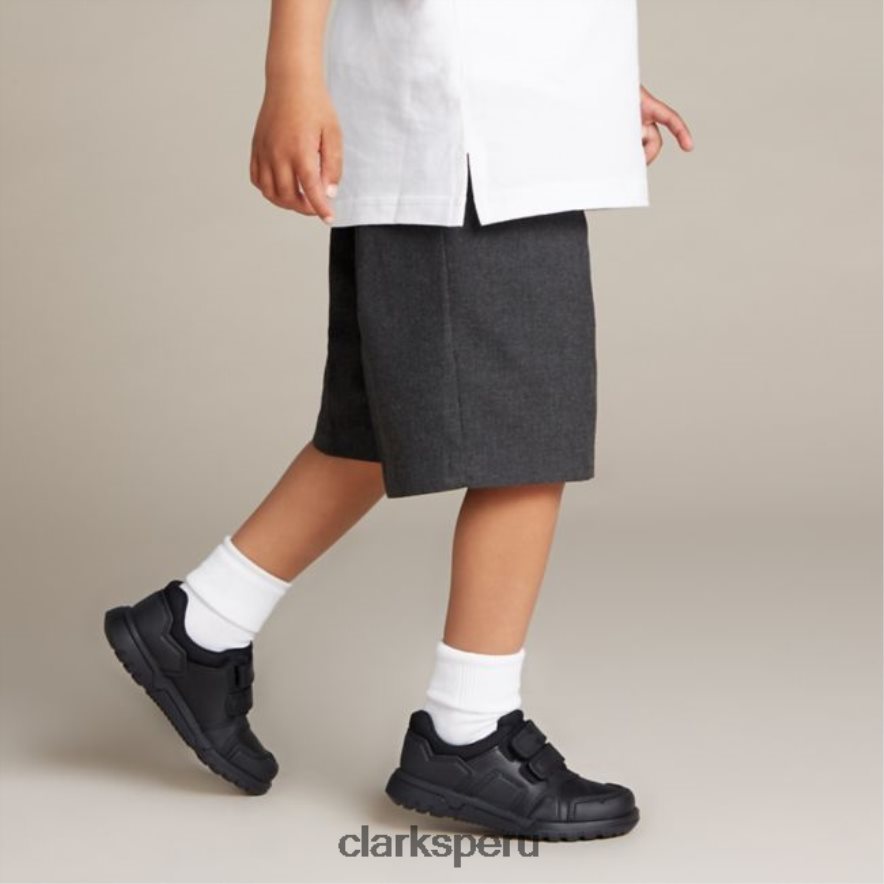 blake street cuero negro clarks cuero negro niños Clarks 40N4LX5903 cuero negro