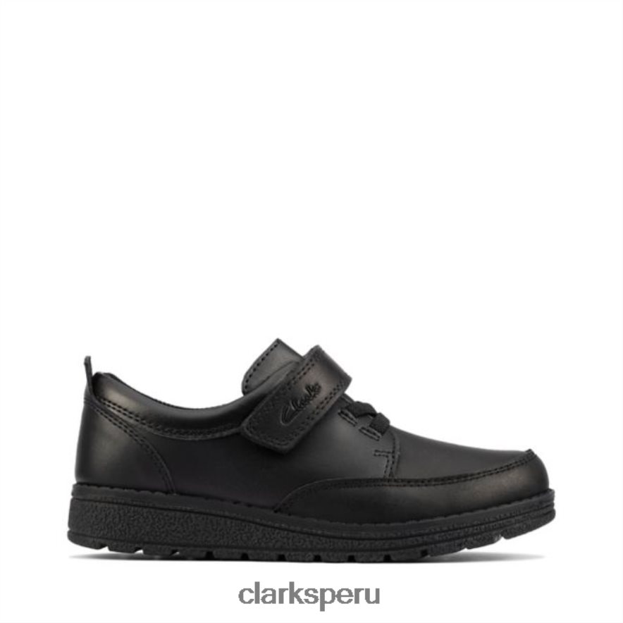mendip tor kid cuero negro clarks cuero negro niños Clarks 40N4LX5973 cuero negro