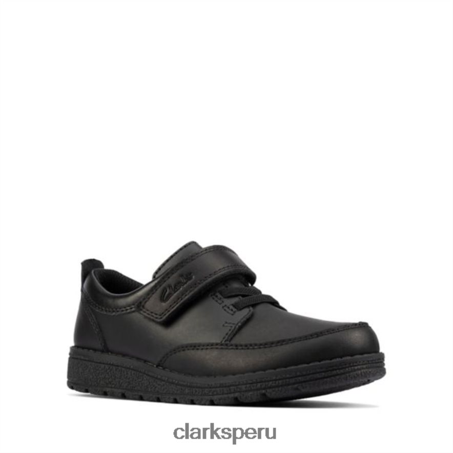 mendip tor kid cuero negro clarks cuero negro niños Clarks 40N4LX5973 cuero negro