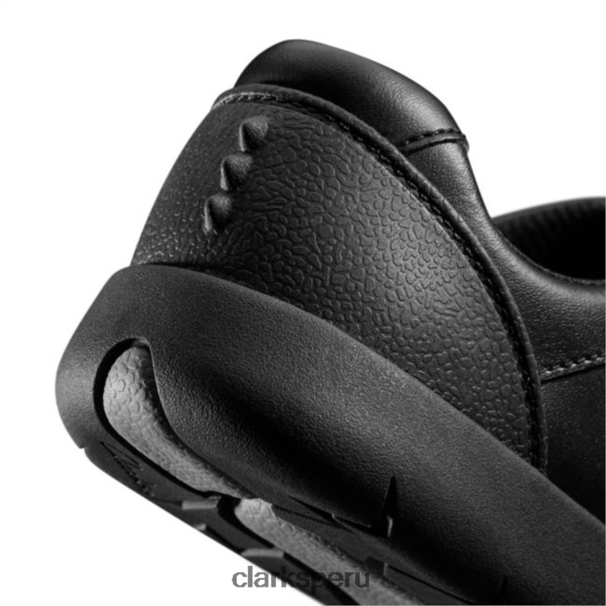 rex pace niño cuero negro clarks de cuero negro niños Clarks 40N4LX5862 cuero negro