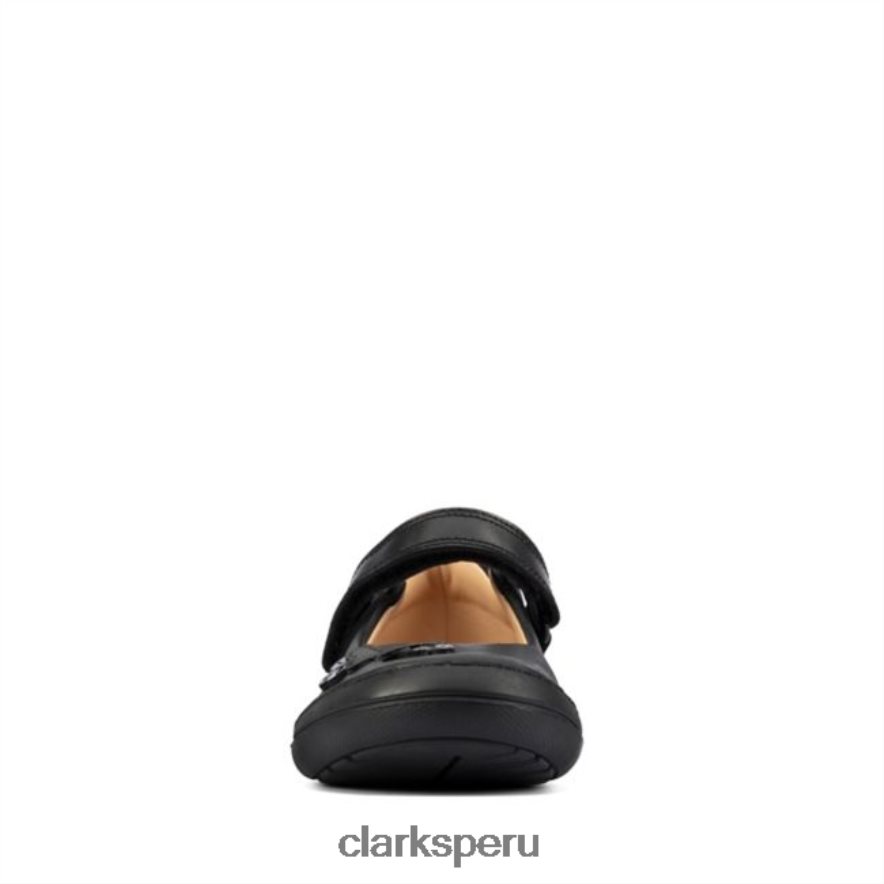 scooter de cuero negro daisy niño clarks de cuero negro niños Clarks 40N4LX5868 cuero negro
