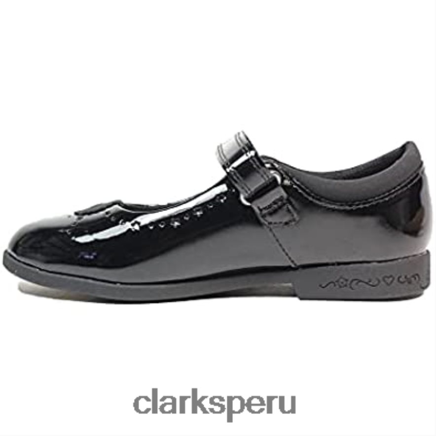 zapatos clarks magic step bar niño charol charol negro niños Clarks 40N4LX34