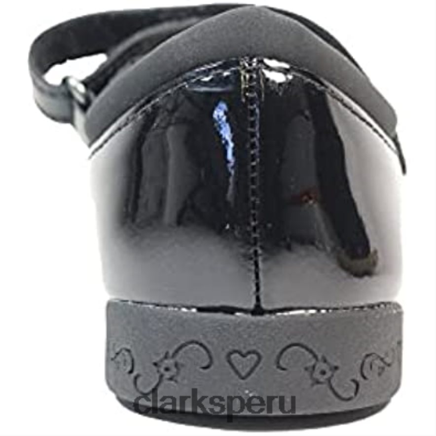 zapatos clarks magic step bar niño charol charol negro niños Clarks 40N4LX34