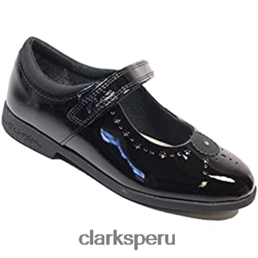 zapatos clarks magic step bar niño charol charol negro niños Clarks 40N4LX34