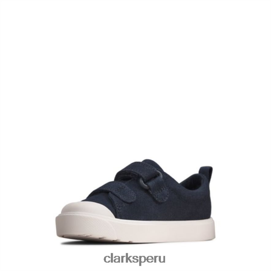 lona azul marino clarks city bright niño lona azul marino niños Clarks 40N4LX6851 lona azul marino