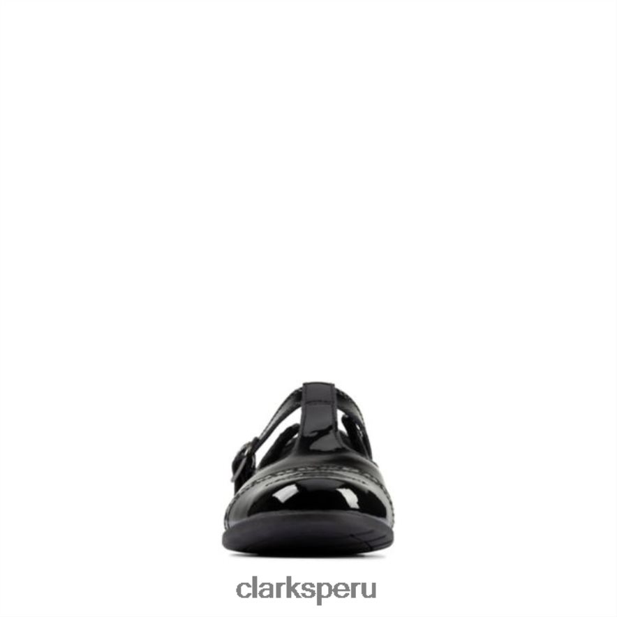 clarks charol negro scala esperanza juvenil charol negro niños Clarks 40N4LX5881 charol negro