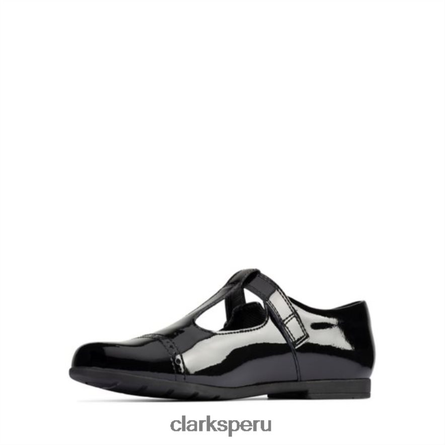 clarks charol negro scala esperanza juvenil charol negro niños Clarks 40N4LX5881 charol negro