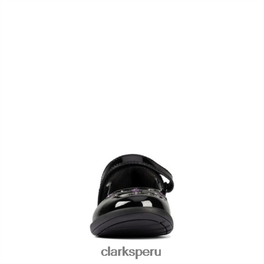 clarks etch bright kid charol negro charol negro niños Clarks 40N4LX5882 charol negro