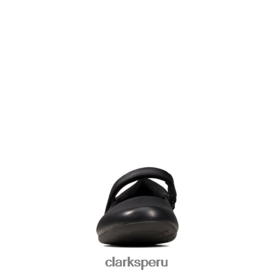 clarks scala Dawn juvenil cuero negro cuero negro niños Clarks 40N4LX5842 cuero negro