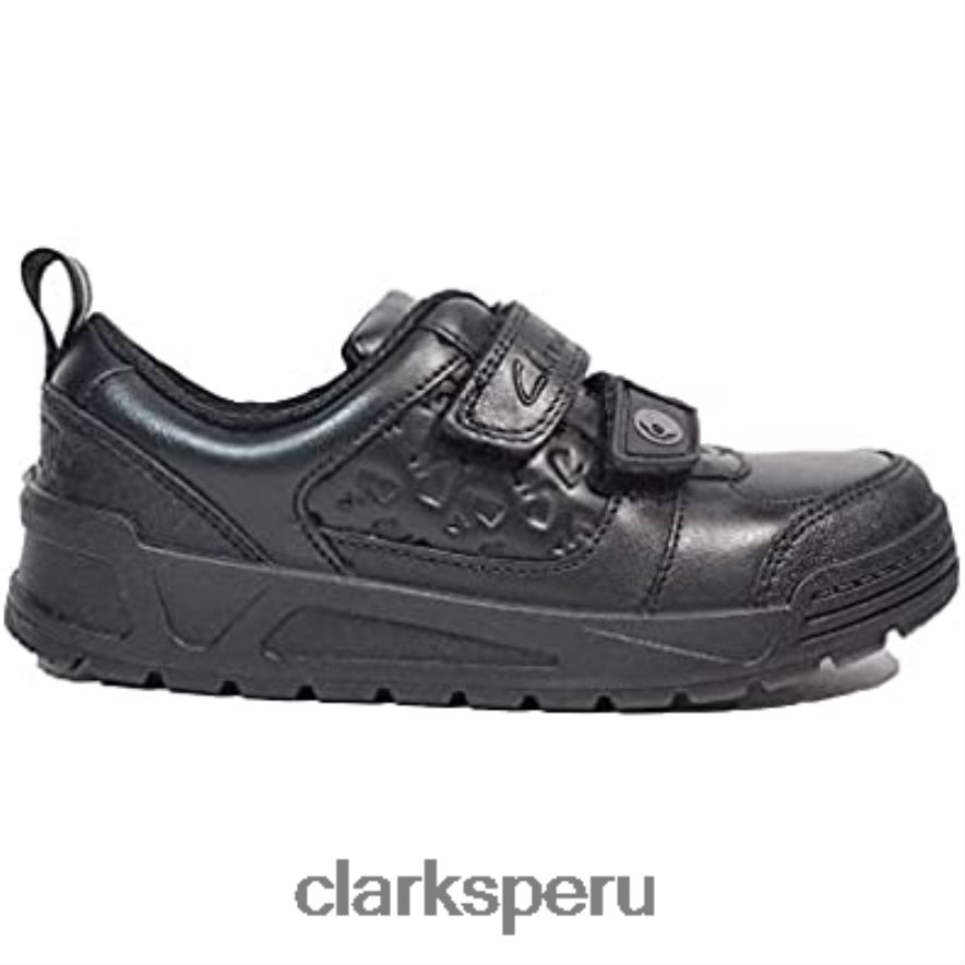 palmer mist niños cuero negro zapatos escolares con tema pokémon para niños clarks negro niños Clarks 40N4LX263 negro