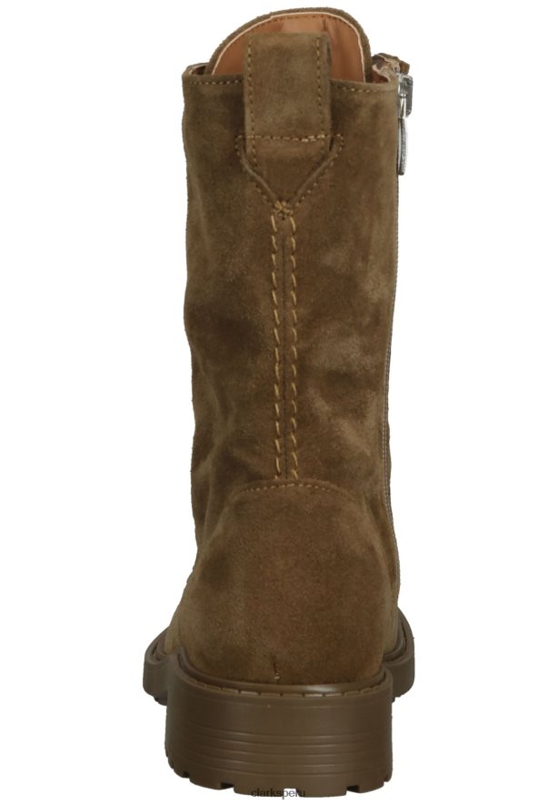 Botines con cordones estilo orinoco2 clarks de ante arena oscuro unisexo Clarks 40N4LX7070 gamuza arena oscura