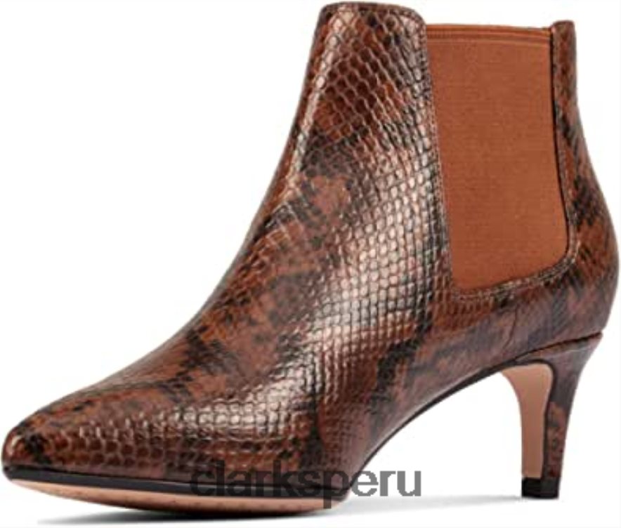Laina 55 bota 2 clarks serpiente bronceado oscuro unisexo Clarks 40N4LX2054