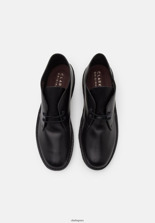 bota desierto casual con cordones clarks negros unisexo Clarks 40N4LX7110 negro