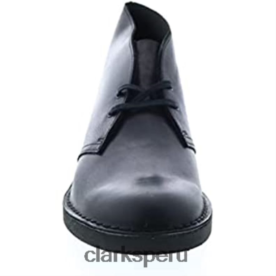 bota safari de piel negra 2 clarks unisexo Clarks 40N4LX260 cuero negro