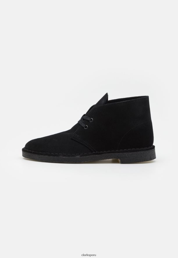 botas clarks negras casual con cordones unisexo Clarks 40N4LX7121 negro