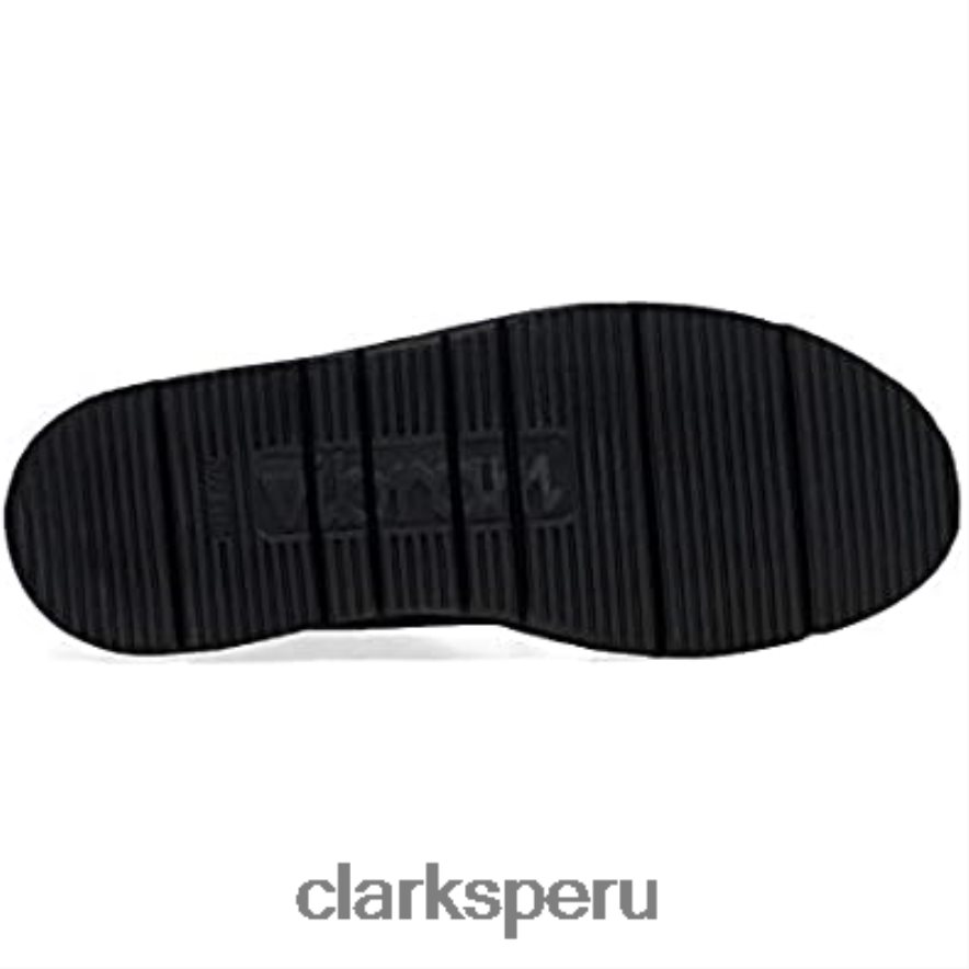botas clarks originals desert 20 combinadas negras unisexo Clarks 40N4LX1280 combinado negro
