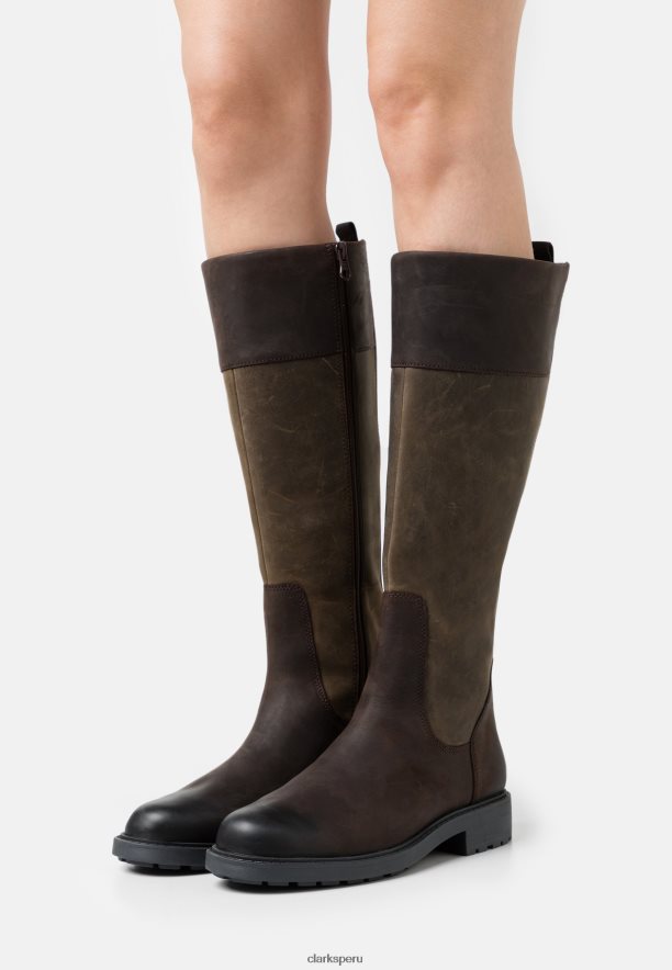 botas clarks orinoco marron oscuro unisexo Clarks 40N4LX7092 marron oscuro