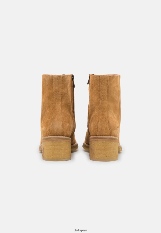 botines clarks amara clásicos tostados unisexo Clarks 40N4LX7088 broncearse