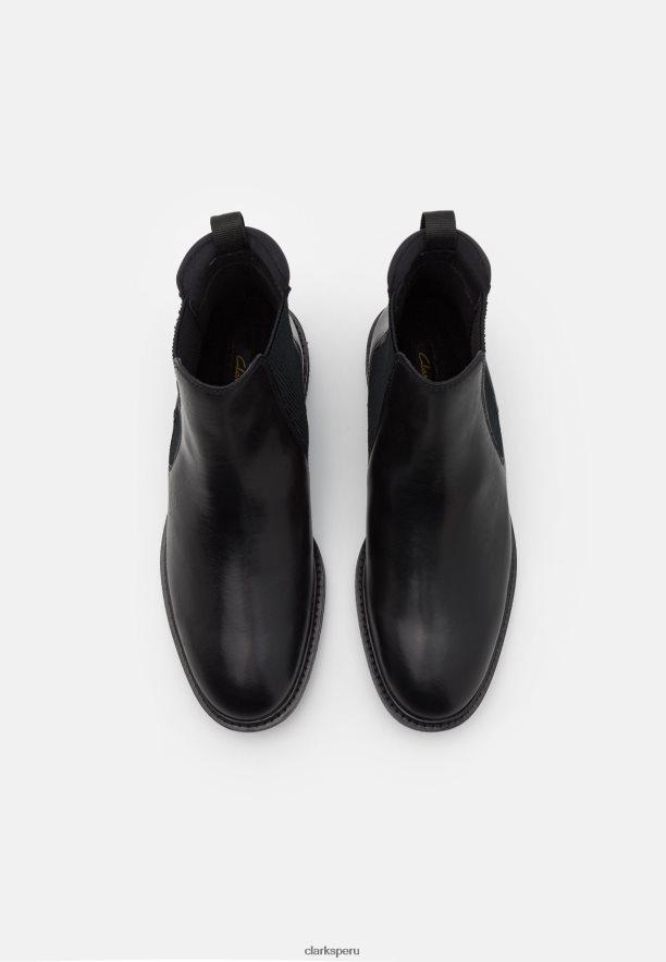 botines clarks clarkdale hall negros unisexo Clarks 40N4LX7163 negro