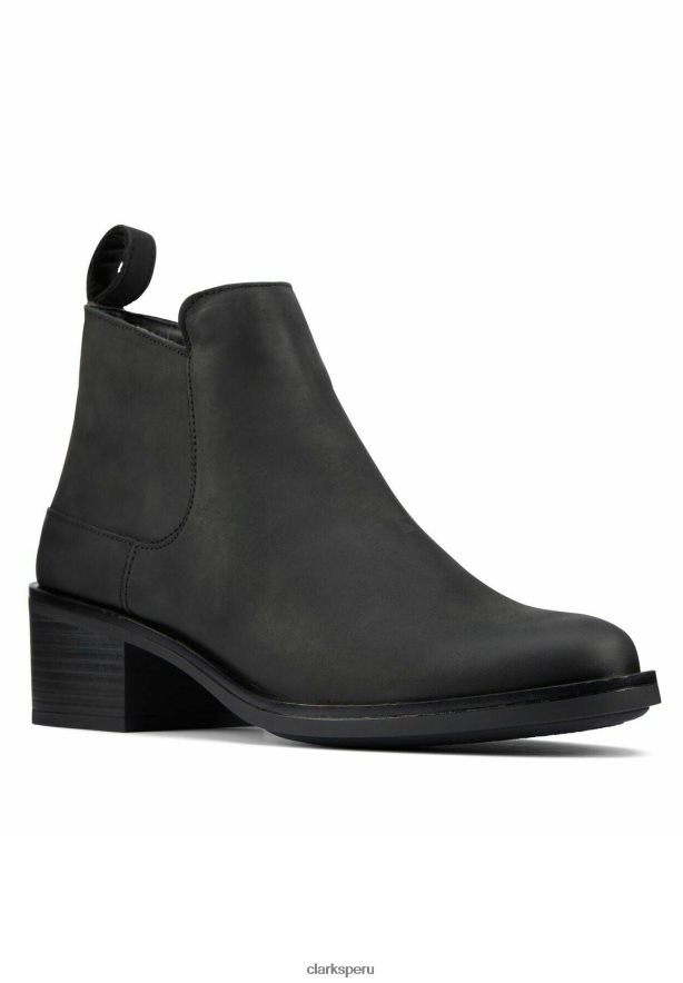 botines clarks memi con cremallera negro unisexo Clarks 40N4LX7074 negro