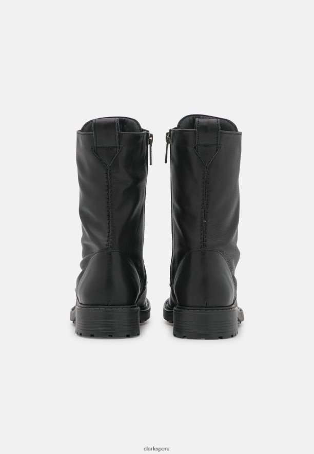 botines con cordones estilo orinoco clarks negro unisexo Clarks 40N4LX7061 negro