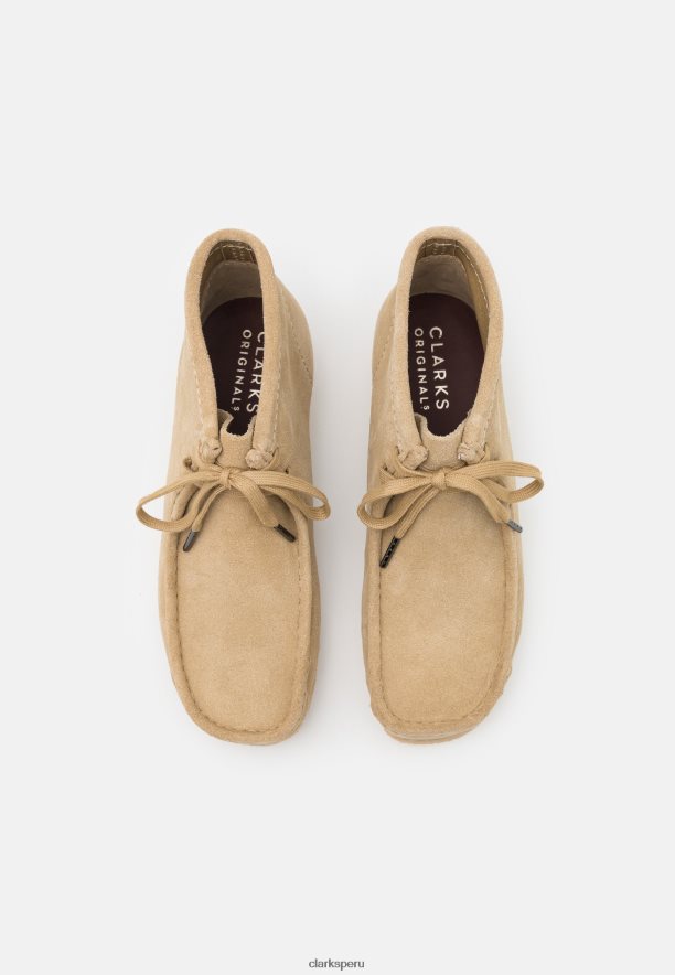 clarks wallabee casual cordones arce unisexo Clarks 40N4LX7138 arce