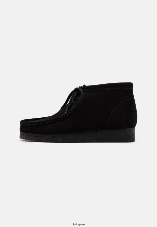 clarks wallabee negro casual con cordones unisexo Clarks 40N4LX7140 negro