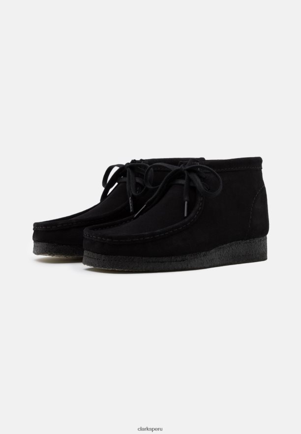 clarks wallabee negro casual con cordones unisexo Clarks 40N4LX7140 negro