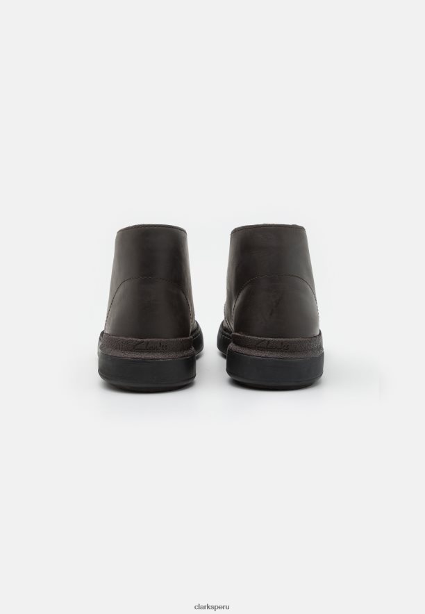 zapatos casuales con cordones clarks court lite en marrón oscuro unisexo Clarks 40N4LX7112 marron oscuro
