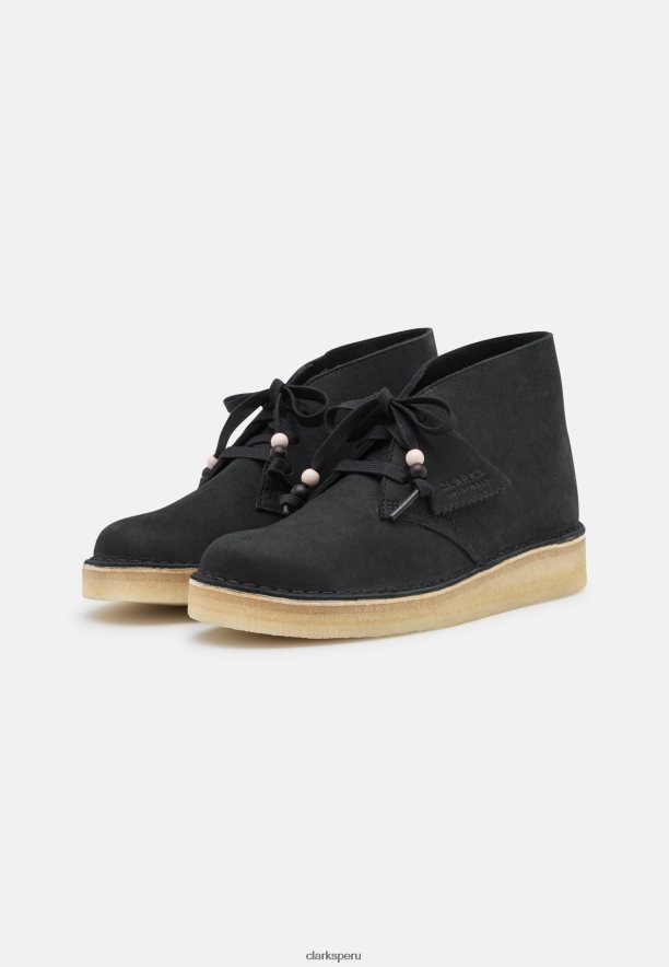 zapatos con cordones desert carbon clarks negros unisexo Clarks 40N4LX6926 negro
