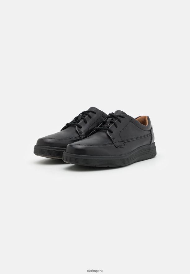 zapatos con cordones negros un abode easy de clarks unisexo Clarks 40N4LX7153 negro