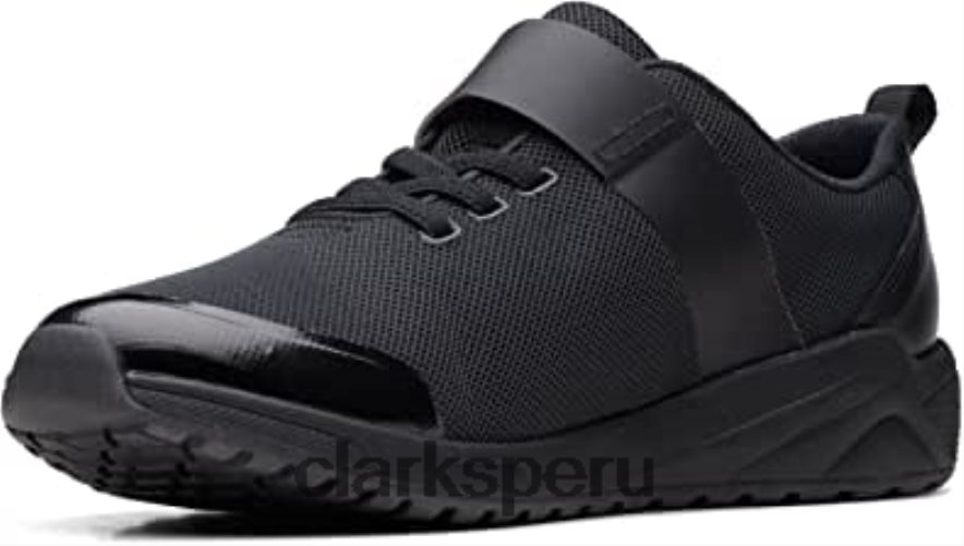 Zapatillas juveniles textiles aeon pace negro clarks unisexo Clarks 40N4LX964