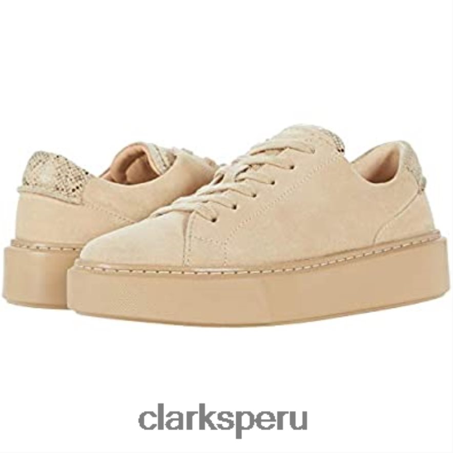 Clarks Hero Lite Lace combinado en color topo. unisexo Clarks 40N4LX2786