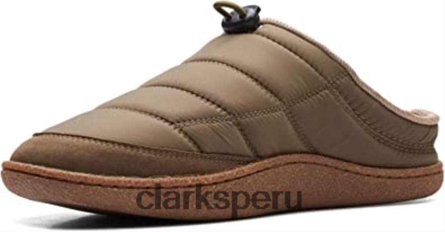 Pantuflas de tela mules Pilton de Clarks unisexo Clarks 40N4LX2731