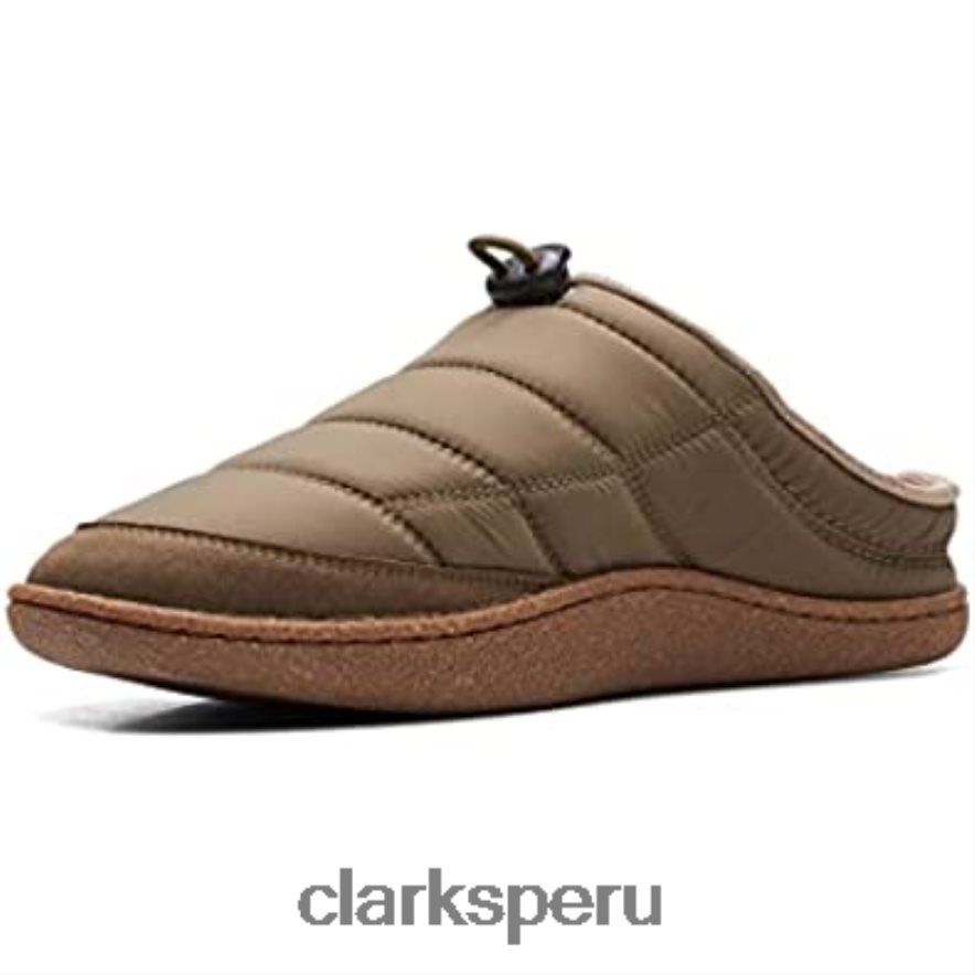 Pantuflas de tela mules Pilton de Clarks unisexo Clarks 40N4LX2731