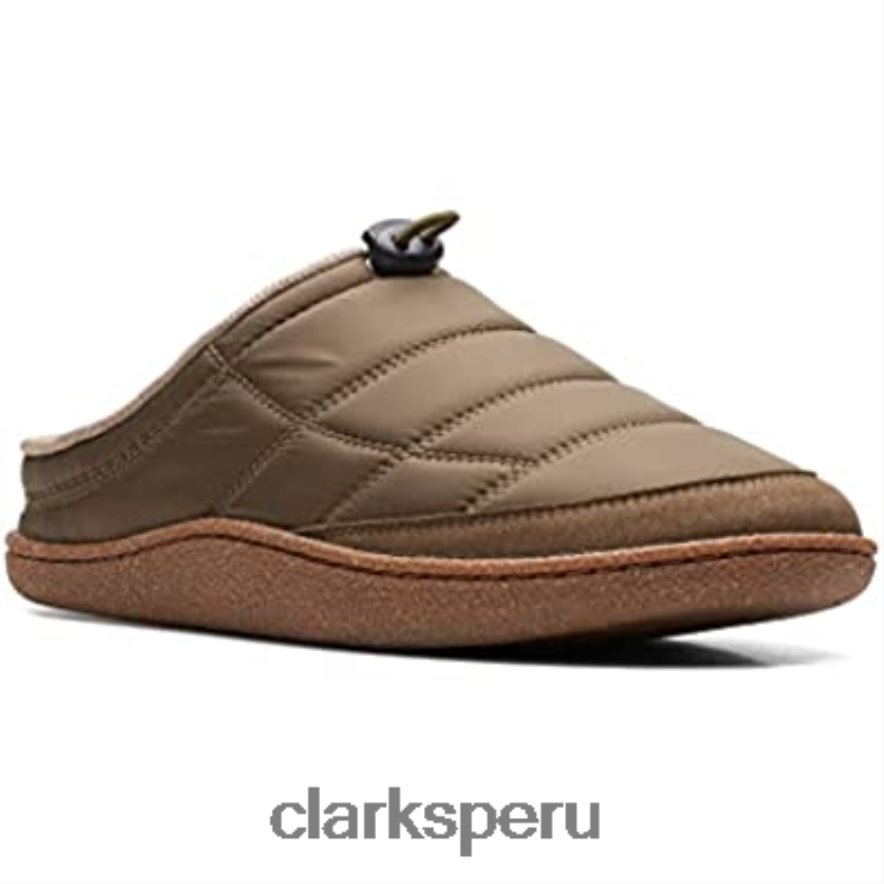 Pantuflas de tela mules Pilton de Clarks unisexo Clarks 40N4LX2731