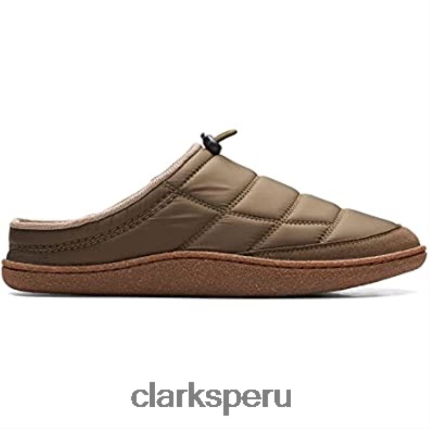 Pantuflas de tela mules Pilton de Clarks unisexo Clarks 40N4LX2731