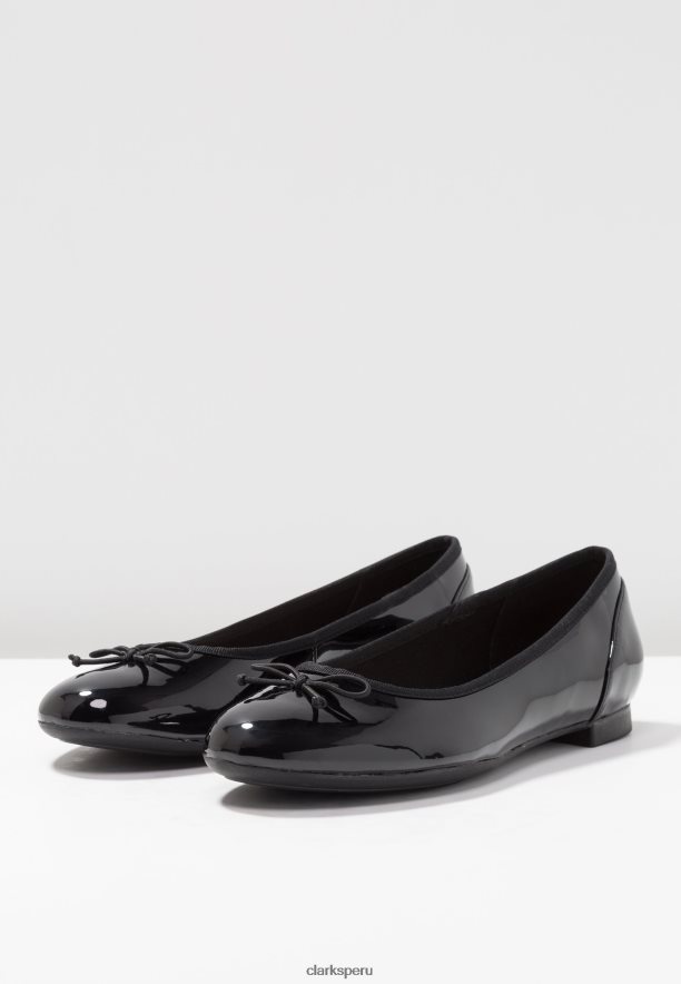 bailarinas clarks couture floral negras unisexo Clarks 40N4LX7056 negro