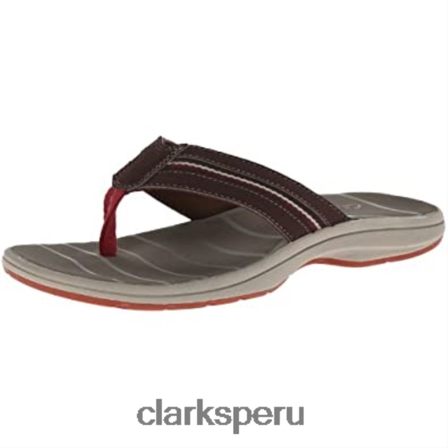 chanclas whelkie beach marrones clarks unisexo Clarks 40N4LX1782 marrón
