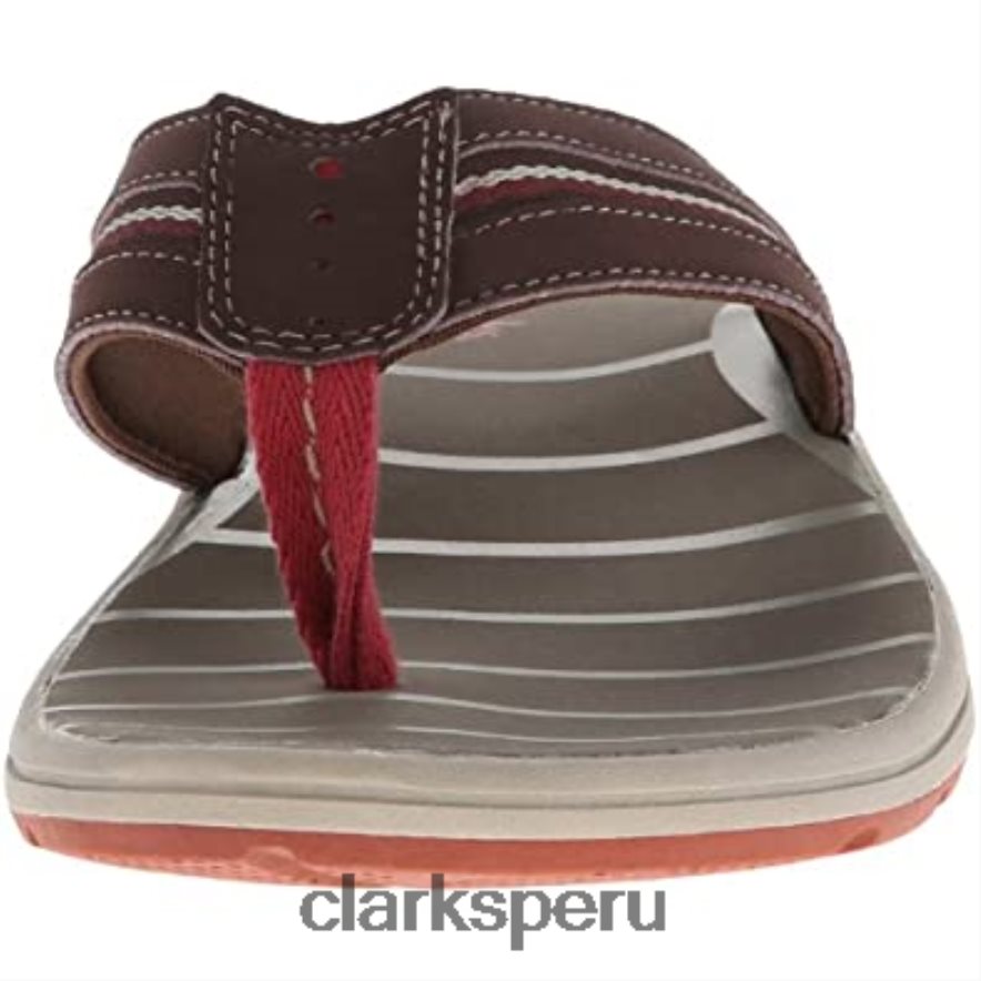 chanclas whelkie beach marrones clarks unisexo Clarks 40N4LX1782 marrón