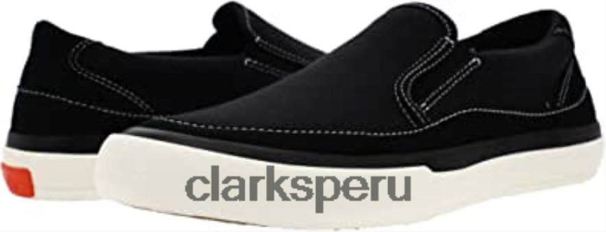 clarks aceley step lona negra unisexo Clarks 40N4LX594 lienzo negro