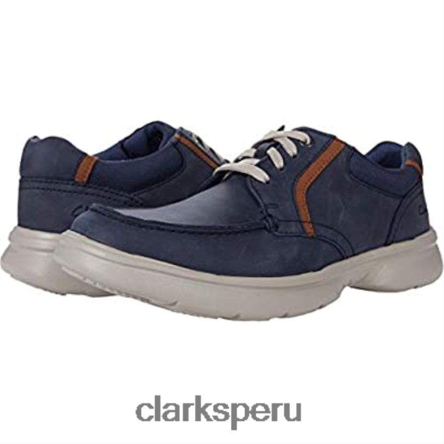 clarks bradley vibe cuero azul marino unisexo Clarks 40N4LX2857