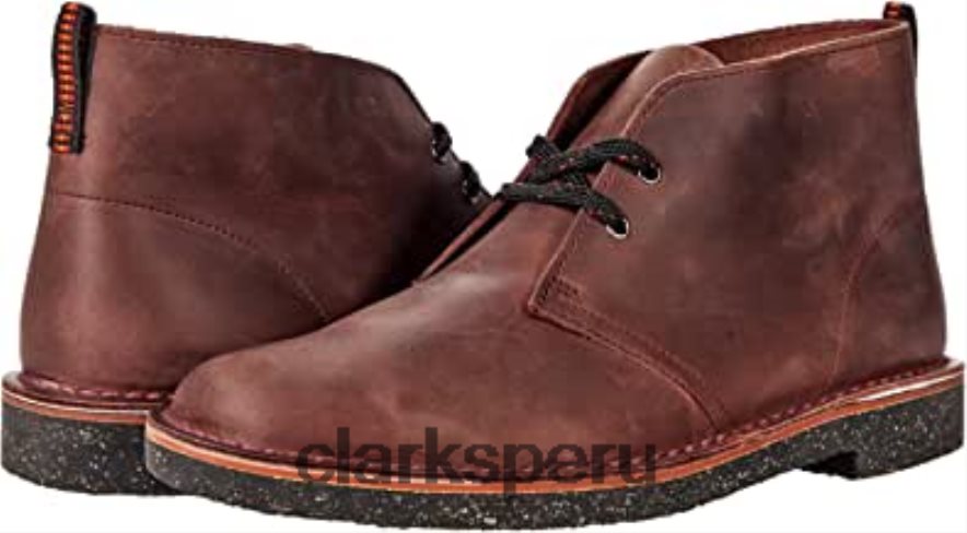 clarks bushacre 3 cuero burdeos unisexo Clarks 40N4LX2561
