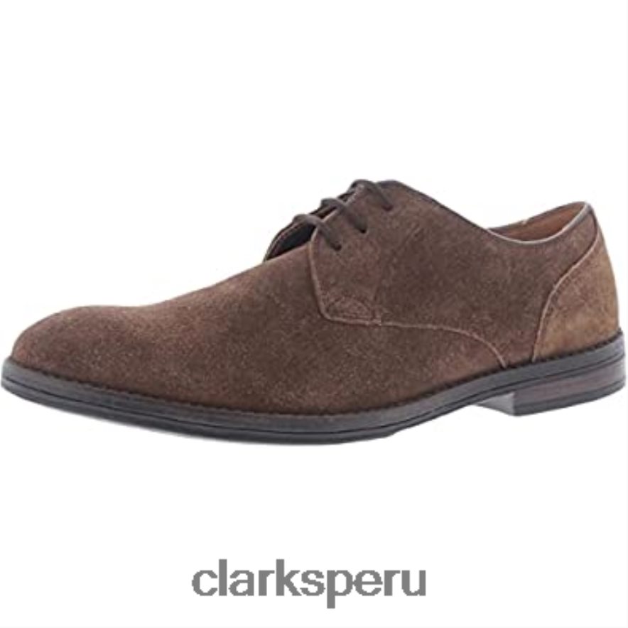 clarks citistride encaje ante marrón unisexo Clarks 40N4LX157 gamuza marrón