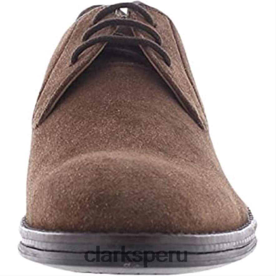 clarks citistride encaje ante marrón unisexo Clarks 40N4LX157 gamuza marrón