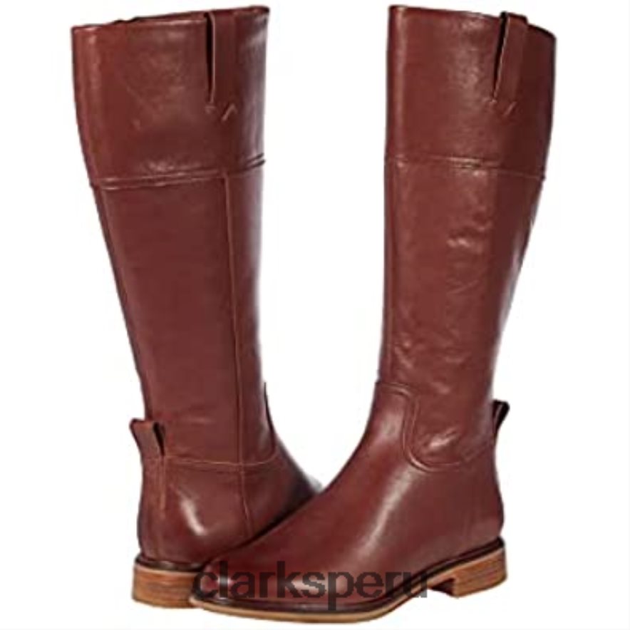 clarks clarkdale hi cuero tostado oscuro unisexo Clarks 40N4LX530 cuero bronceado oscuro