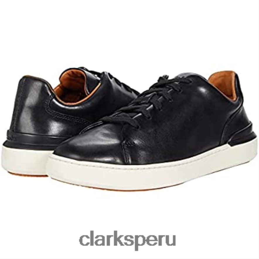 clarks corte lite encaje negro unisexo Clarks 40N4LX1751 cuero negro