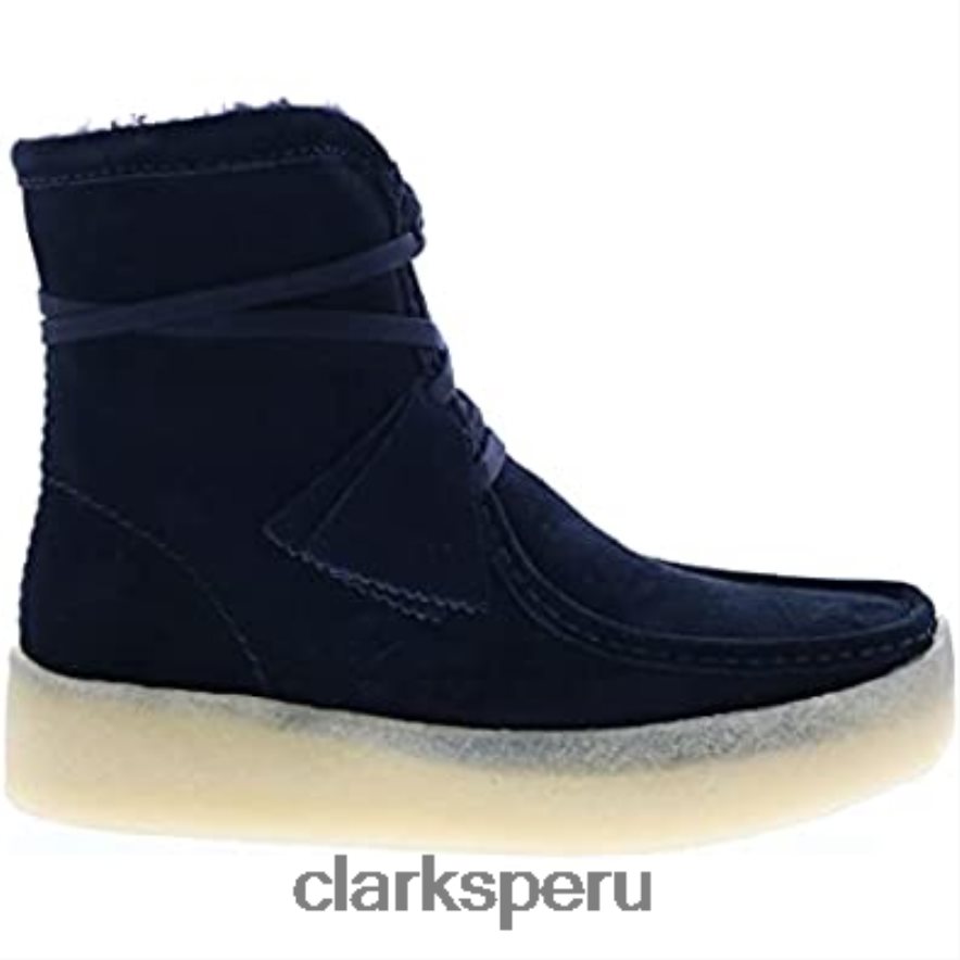 clarks de ante negro wallabee cup hi ante negro unisexo Clarks 40N4LX116 ante negro